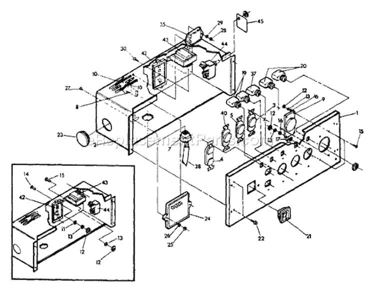 Page B Diagram and Parts List for 9101-0  Briggs and Stratton Generator